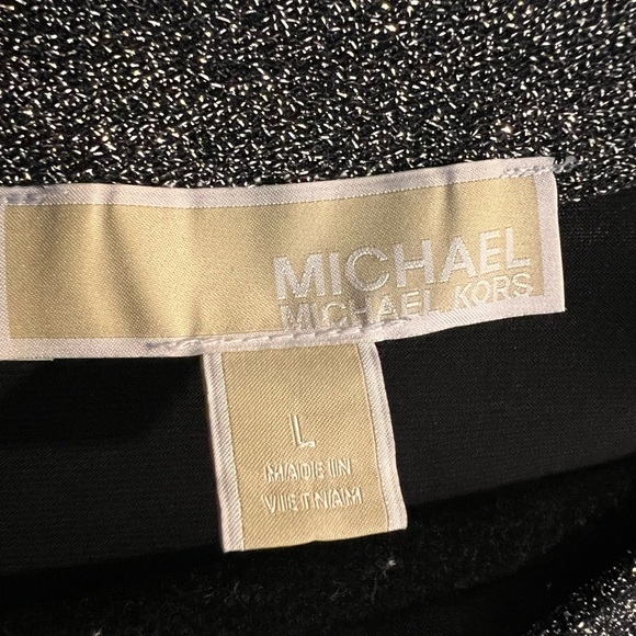 MICHAEL KORS Black Long Sleeve Stretch Pullover Sheath Cocktail Dress - Picture 6 of 8